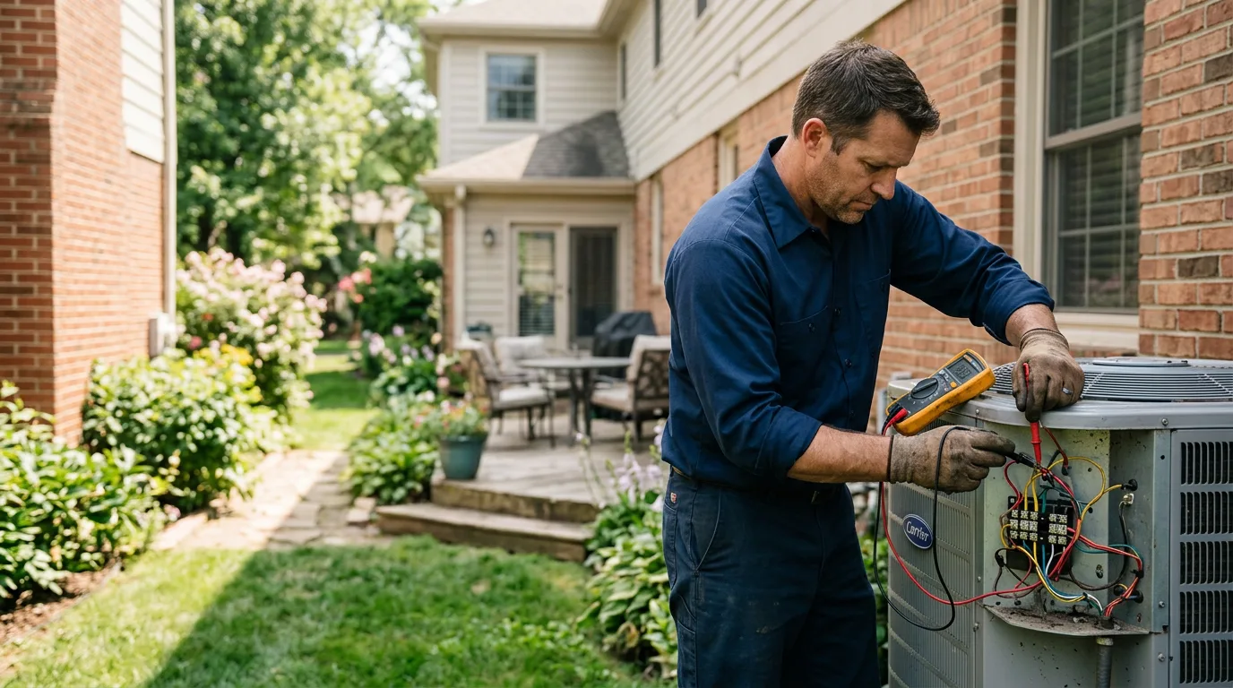 HVAC technician working near Gordon, KY